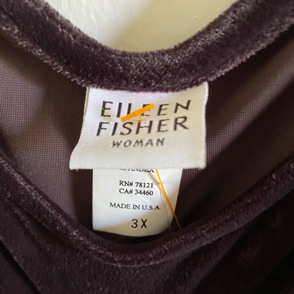 NWT Eileen Fisher Velvet Tank - Picture 4 of 5